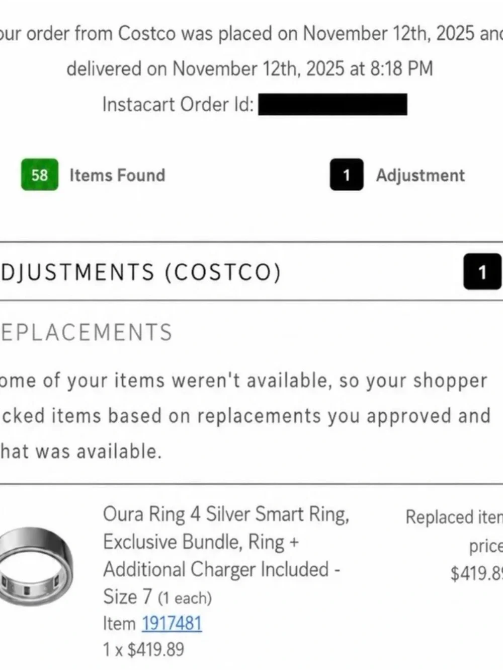 Authentic Oura Ring 4 Silver Size 7 Never Worn + Charger